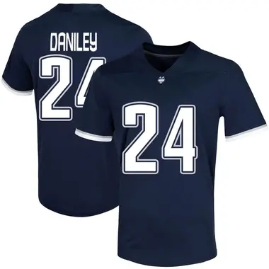 Navy Frank Daniley Youth UConn Huskies Untouchable Football Jersey - Game